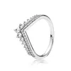 Anneaux Princesse Bague Teardrop Set Top Mode Sterling Sier Femmes Bijoux Cz Diamant Avec Boîte D'origine Drop Livraison Dhg75