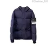 Herrjacka Stones Island Coat French Brand Men's Jacket Simple Autumn and Winter Windproof Down Jackets Lång ärm CP -kläder samma stil för par 4 Qk0k