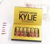 Lipgloss 6 Lipgloss-Set Kylie Make-up, antihaftbeschichtet, goldfarben, verblasst nicht, feuchtigkeitsspendend, matt, flüssiger Lippenstift, koreanischer Farbton 231211