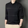 Polos pour hommes 7 styles! 2023 Automne Polo Casual T-shirt à manches longues T-shirt Chemises pour hommes