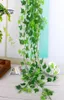 Green Artificial Silk Ivy Leaf Garland Plastic Plants Flower Vine Foliage Flowers Indoor Plants Leaves Home Decor225j9090645