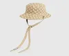 Designer clássico bola bonés mulheres multicolor reversível lona balde chapéu moda designers bonés chapéus homens verão cabido pescador6674167