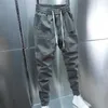 Pantalones para hombres Pantalones de chándal con cordón de felpa gruesa de ajuste regular para hombres con cintura elástica Diseño de ropa de calle con banda en el tobillo Suave para largos