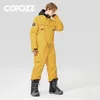 Inne towary sportowe Copozz Winter Ski Suit mężczyźni kobiety Wodoodporne ciepłe kombinezony Sport Sport Snowboard Jesuit Skiing Ubrania 231211