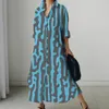 Casual Dresses Women'S High-Quality Shirt Dress Leopard Print Comfortable Fashionable Simple And Beautiful Exclusive To Women