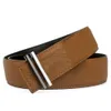 Classic Men First Layer Cowhide Belt Classic Vintage Lychee Grain Alphabet Smooth Buckle Women Casual Belt Top Designer Belts Width 3.8cm Wholesale