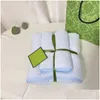 Towels Robes Designer Bath Brand Washcloth Sets Fashion Set Coral Veet Towel Letter Face Luxury Absorbent Kids Men Womens Wash Cloths Dhpvk