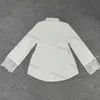 Женская блузка Элегантные офисные кружевные рубашки с лацканами Повседневные длинные рубашки Свободное длинное пальто