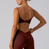 Yoga Outfit SHINEBENE Gym Workout Fitness Running Crop Tops Square Collar Sportswear Sports Bra For Women