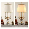 طاولة مصابيح الأزياء أوروبا قاعدة Fabic Lampshade للمنزل صالون غرفة نوم الغرفة 158x