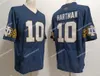 Maglie da football NCAA Notre Dame College 10 Sam Hartman 7 Audric Estime 3 Joe Montana Camicie da uomo cucite S-XXXL Vuote