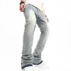 Jeans masculinos streetwear homens elegante simples cor sólida magro lápis outono masculino casual jogging denim calças