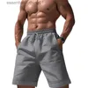 Herren Shorts Sommer Herren Leinen Shorts Baumwolle Hosen Atmungsaktive Einfarbige Hosen Streetwear Fitness Yoga Hosen Elastische Taille Shorts L231212