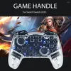 Game Controllers Wireless Gamepad With TURBO Bluetooth-compatible Controller Transparent 800mAh 6-axis Gyro For Switch/Switch OLED Console