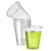 Wine Glasses 50100200 pcs Disposable clear plastic cup outdoor picnic Birthday Kitchen Party Tableware Tasting 300ml 231211