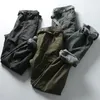 Mens Pants S6XL Tooling Thick Waterproof Fleece Cargo Men Women Winter Outdoor Multipockets Loose Straight Overall Trousers 231212