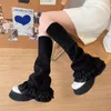 Kadın Çoraplar y2k kızlar vintage jk lolita sevimli dantel fırfırlar düz renkli siyah beyaz diz ayak kapağı