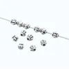 500 pz argento antico lanterna in lega distanziatore tallone 4mm per creazione di gioielli braccialetto collana accessori fai da te D2240u