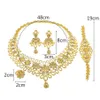 Dubai Women Gold Color Biżuteria