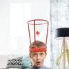 Balls Head Hoop Basketball Toy Adjustable Basket Net Ball For Kids Adults Party Game Activity Red Sports Toy Game 231212