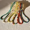 Choker Naturstein-Halsketten für Frauen, Sommer, Strand, Party, Urlaub, Schmuck, handgefertigt, böhmischer, farbiger Kristallquarz