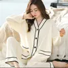 Women's Hoodies Women Cotton Maternity Pregnancy Pajamas Set Female Breastfeeding Confinement Clothes Suit Pregnant Sleepwear Pijama Four