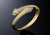Grande formato de cabeça de leopardo feminino e masculino pulseira com anel conjunto de joias alta dubai pulseira de ouro 6198951