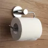 Toalettpappershållare Krom Polerat rostfritt stål Badrum Toalettrulle WC Pappershållare Mount Hook Wall Mounted Tissue Handduk Hylla 231212