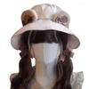 Wide Brim Hats Cartoon Bear Ear Hat Fisherman Multipurpose Decorations Supplies For Kid Girl Teenager Birthday Present