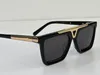 Markendesigner-Herren-Sonnenbrille, Vintage-Retro-Sonnenbrille für Mann und Frau, Acetat-Sonnenbrille, quadratische Form, Haltung, Millionär, Modell 2106, High-End-Sonnenbrille von höchster Qualität