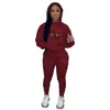 Designer Plus Size Jogger Suits 3xl 4xl 5xl Women Fleece Tracksuits Långärmad huvtröja Sweatpants Tvådelar uppsättningar utomhus tröjor grossistkläder 10411