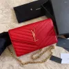 高品質のCassandre Matelasse Wallets Luxury Women Wallet Mini Mini Crossbody Designer Bag Woman Handbag Shourdled Bags Designers Envelope Handbag Bags99
