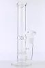 Hookahs Glass Bong of Transparent color Skull and Honeycomb percolator water pipe down stem for bongs dab rigs ZZ
