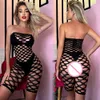 Sexy fishnet oco para fora ver através bodystocking trajes erótico malha transparente bodysuit roupas corpo meias lingerie sexy