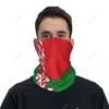 Halsdukar unisex vitryssland flagga halsduk halsduk hals ansikte mask varmare sömlös bandana huvudbonad cykel vandring
