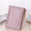 Portafoglio Donne Porta della carta in pelle Ladies Purse Purple Grey Blu Portafoglio nero Portafoglio femminile PU Leather Bank ID Credit W1012490