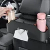 Organizador de coche Asiento trasero Reposacabezas colgante y caja de almacenamiento Gota de viaje