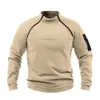 Sweats à capuche pour hommes Sweatshirts Hommes Tactique En Plein Air Polaire Veste Chasse Vêtements Chaud Zipper Pull Homme Coupe-Vent Manteau Thermique Randonnée Pull 231212