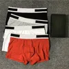 Designer Mens Boxers varumärken Underbyxor UCCI för män Sexig klassisk man Boxer Casual Shorts Underwear Soft Bortable Cotton Underwears 3st med Box R0CV#