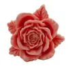 Fleur Rose avec dentelle Silicone Fondant savon 3D gâteau moule Cupcake gelée bonbons chocolat décoration outil de cuisson moules FQ1970205B