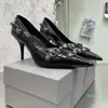 Модная весенне-осенняя женская обувь, крутые женские кожаные туфли на заостренной шпильке 9 см, свадебный подиум, танцевальный дизайн, женские