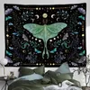 Tapisseries Arbre de vie Tapisserie Tenture murale Phase de lune Serpent Trippy Bohême Hippie Champignon Moth Floral pour salon chambre à coucher