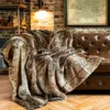 Beddengoed sets Battilo Nepbont Deken voor Bed Luxe Decor Blanke Super Zachte Fuzzy Dekens Winter Warm Gezellig Gooi 231212