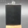 Flacon de hanche en acier inoxydable de haute qualité préféré, bouteille de whisky en cuir de 9 oz, gravure rétro, flacon de poche d'alcool avec boîte G218z