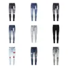 Paarse jeans heren paarse jeans designer jeans mode verontrust