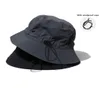 Berets Quickdry Cordão Fisherman Bucket Chapéu para Mulheres Homens Pesca Plana Cap Bob Panamá Verão Designer Sun Chapéus Hip Hop Haraju2522340