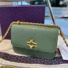 Dames Heren Groene Schouder Cosmetische Tas Luxe Tote Hobo Avond Handtassen Echt Lederen Portemonnees Reizen Cross Body Clutch Bags Flip Chain Bag Ontwerpers Baguette Tas