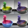 1pc, Ashtray, Resin Ashtray, Exquisite Alien Creative Ashtray, Alien Personalized Ashtray, Alien Style, Beautiful Gift For Friends And Family