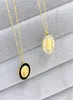 Fashion Men039S Women039S Charm Small Pendant Necklace Jewelry Design Rostfritt stålkedja Ring Hip Hop7532587