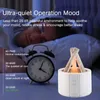 Diffusori di oli essenziali KINSCOTER Diffusore di aromi di fiamma simulata Umidificatore d'aria per falò Umidificatore ad ultrasuoni per nebulizzazione fredda Fogger Diffusore di lampade a olio a LED 231212